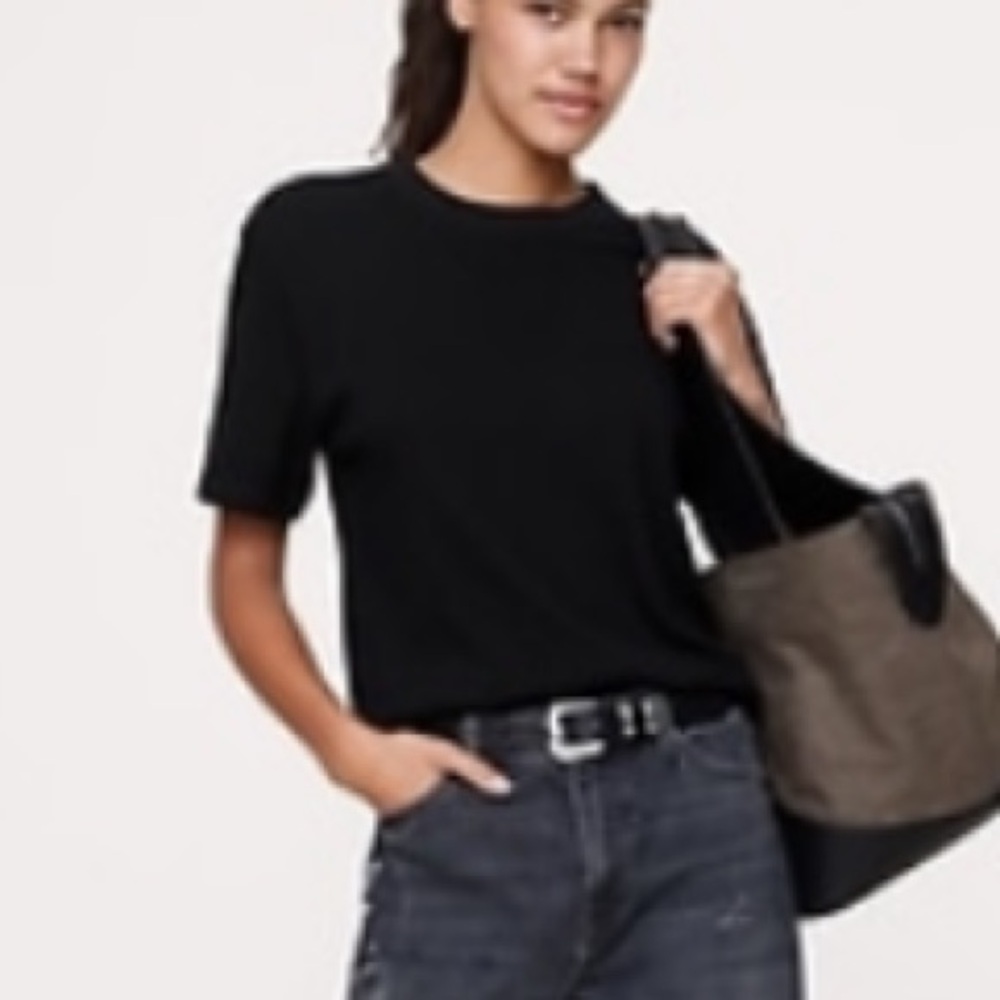 Banana Republic Relaxed Jersey Cotton Crewneck T-shirt